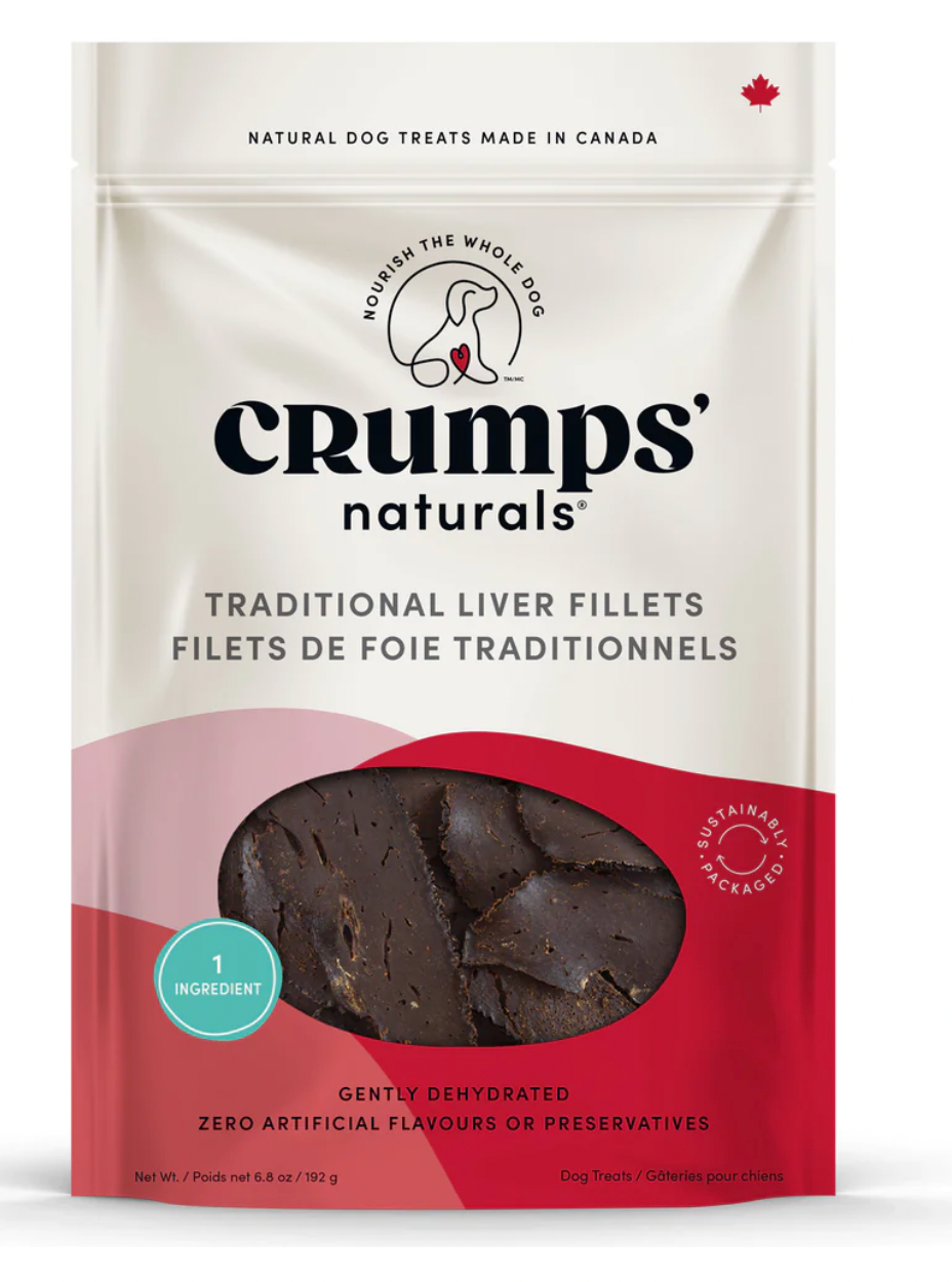 Crumps Naturals Traditional Liver Fillets Dog Treats