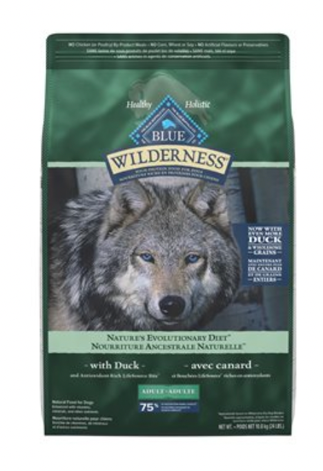 Blue Buffalo Wilderness Duck Grain Inclusive Dog Food