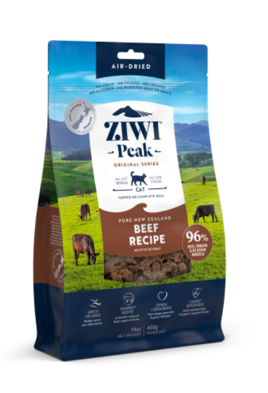 Ziwi Peak Beef GF Cat Food (14oz/400g)
