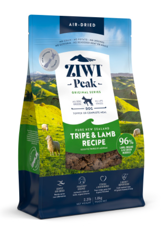 Ziwi Peak New Zealand Tripe and Lamb Air-Dried GF Dog Food