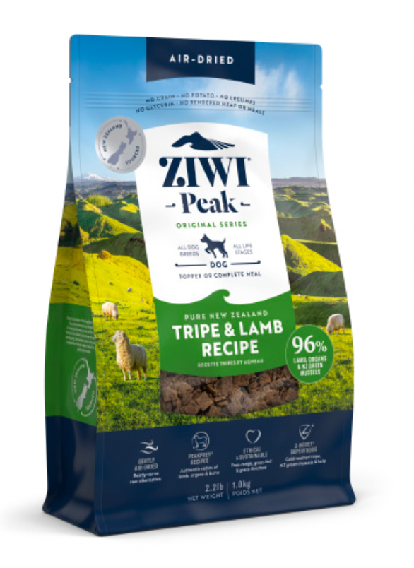Ziwi Peak Tripe & Lamb Air-Dried GF Dog Food
