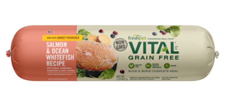 Freshpet Vital Roll GF Whitefish & Salmon Dog Food (907g/2lb)