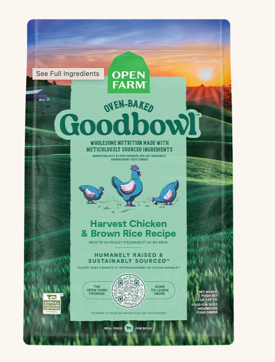 Open Farm Goodbowl Chicken & Brown Rice Dog Food