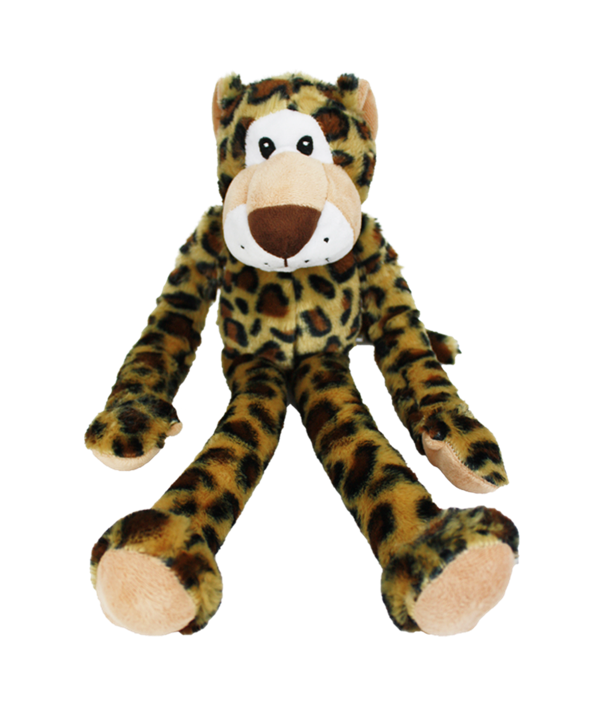 Multipet Swingin' Safari Leopard Dog Toy