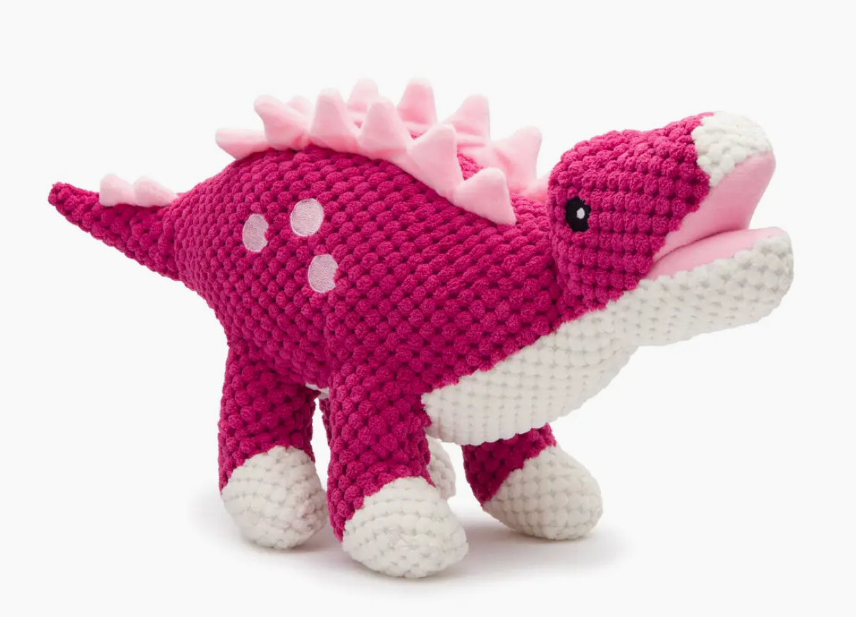 Fabdog Floppy Plush Dog Toy - Stegosaurus (S)