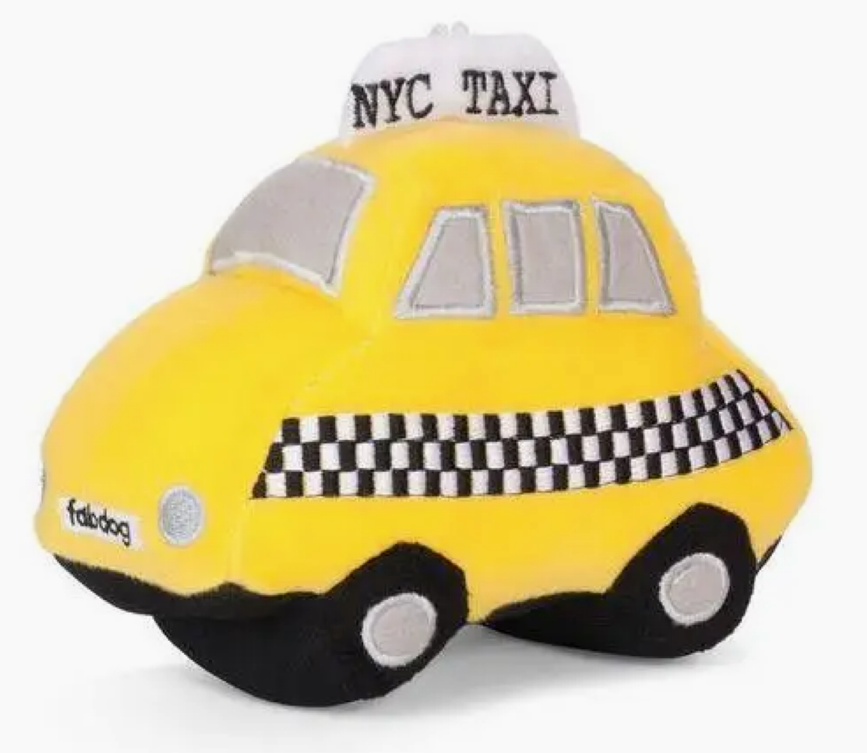 Fabdog NYC Taxi Plush Dog Toy