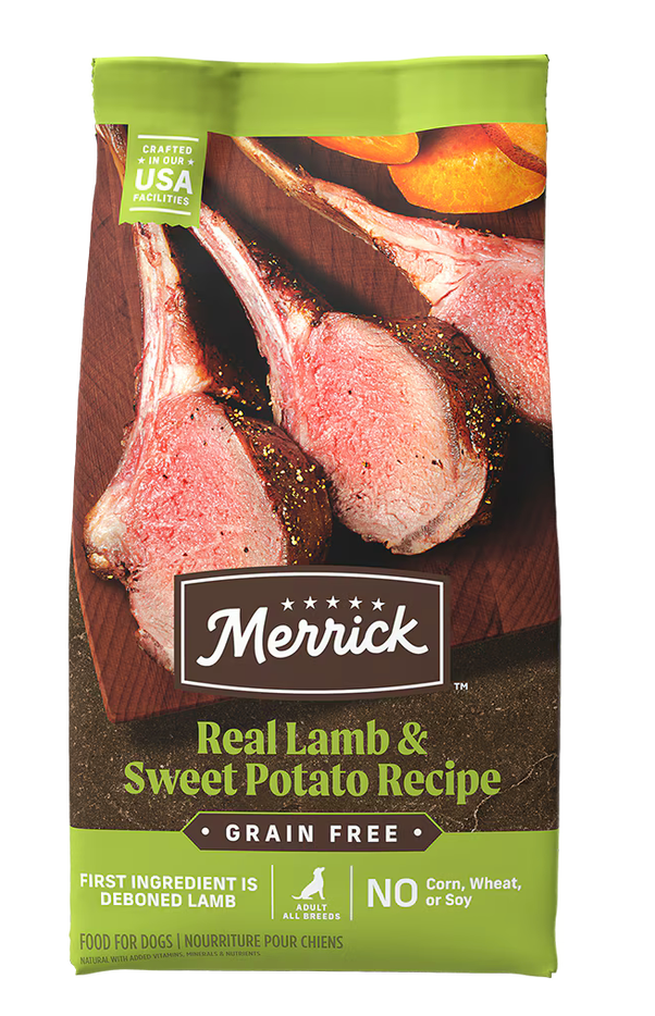 Merrick Grain Free Lamb & Sweet Potato Dog Food (10kg/22lb)