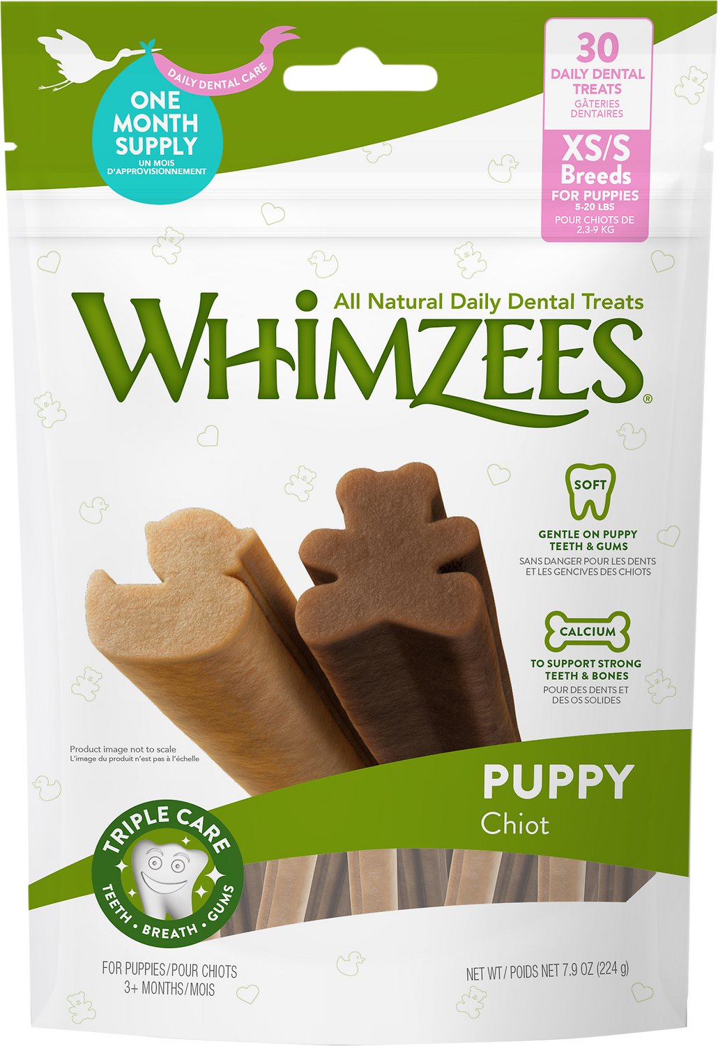 Whimzees Puppy Dental Dog Treats