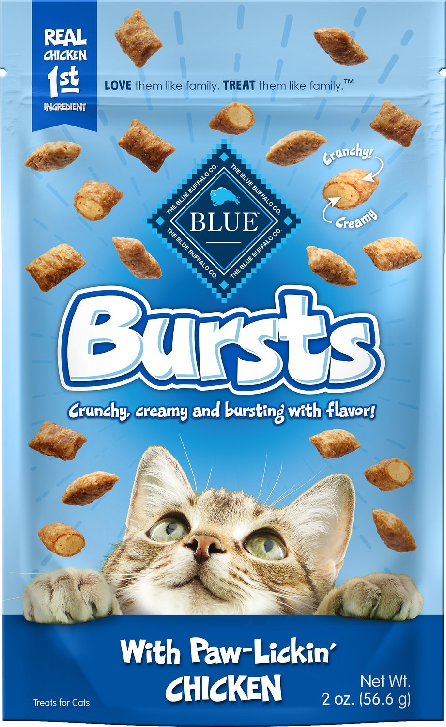Blue Bursts Chicken Filled Cat Treats