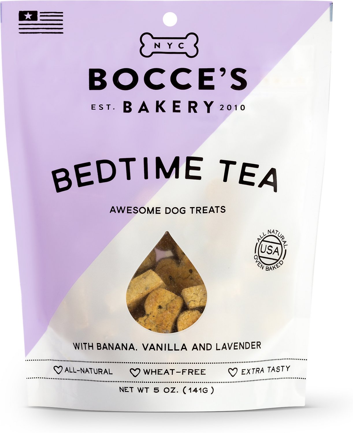 Bocce's Bakery Bedtime Tea Biscuits Dog Treats (5oz/141g)