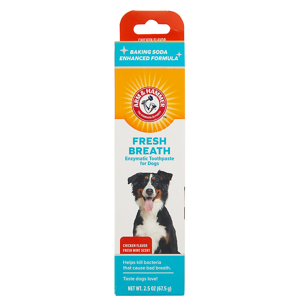 Arm & Hammer Fresh Breath Enzymatic Toothpaste for Dogs - Chicken (2.5oz)