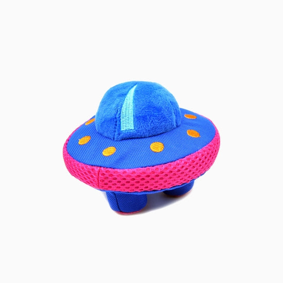 HugSmart Fuzzy Friendz - Space Paws UFO Dog Toy