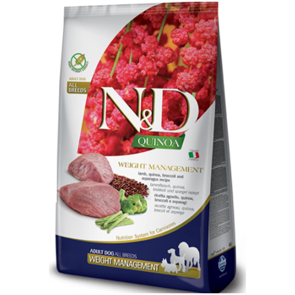 Farmina N&D Quinoa - Weight Management Lamb Adult Dog Food