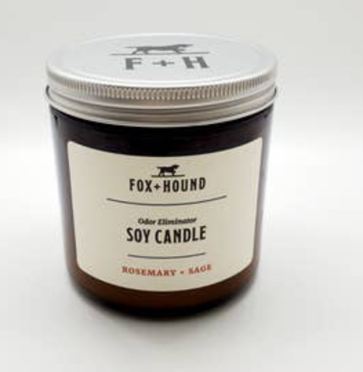 Fox + Hound Odour Eliminator Soy Candle - Rosemary + Sage Scent