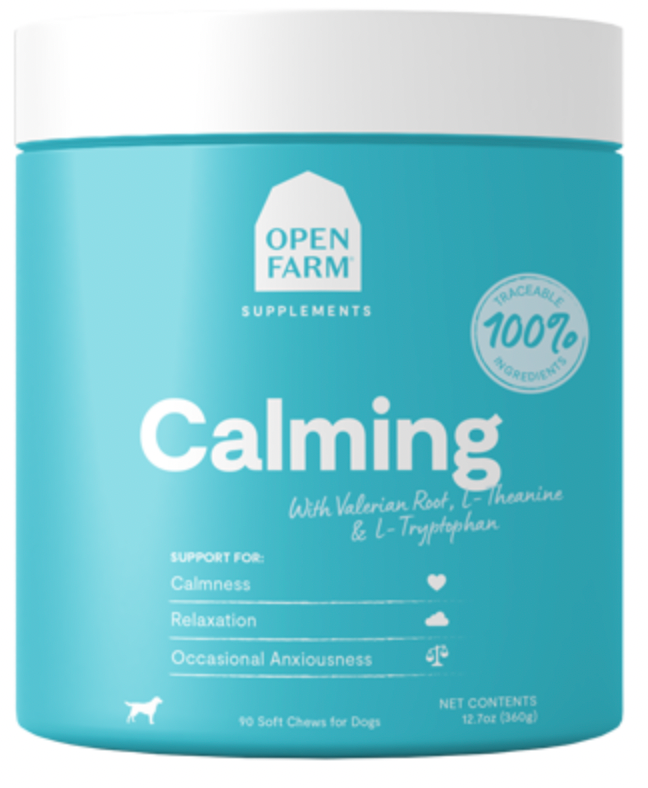 Open Farm Supplements - Calming Chews for Dogs (90 ct)