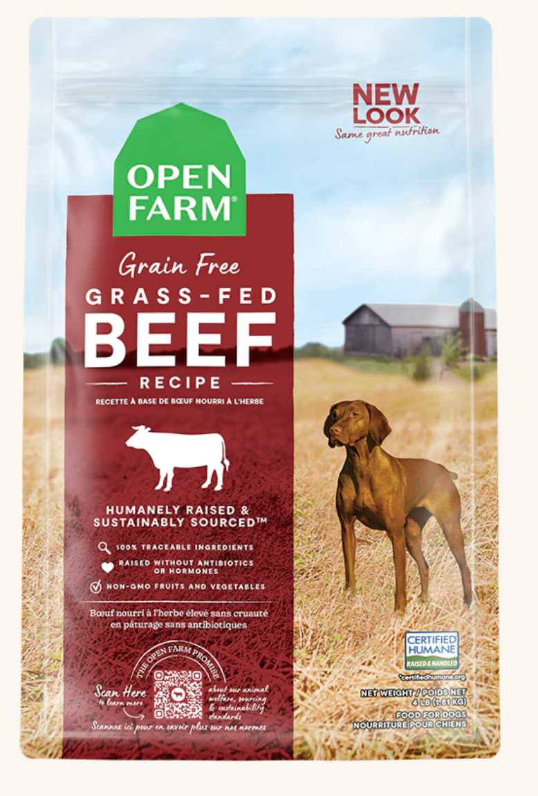 Open Farm Grass-Fed Beef GF Dog Food
