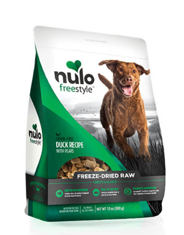 Nulo Freesyle Freeze-Dried Raw Duck With Pears GF Dog Food (13oz/369g)