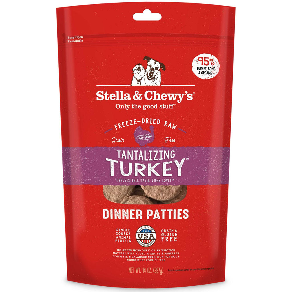 Stella & Chewy's Dog Freeze Dried Tantalizing Turkey Dinner