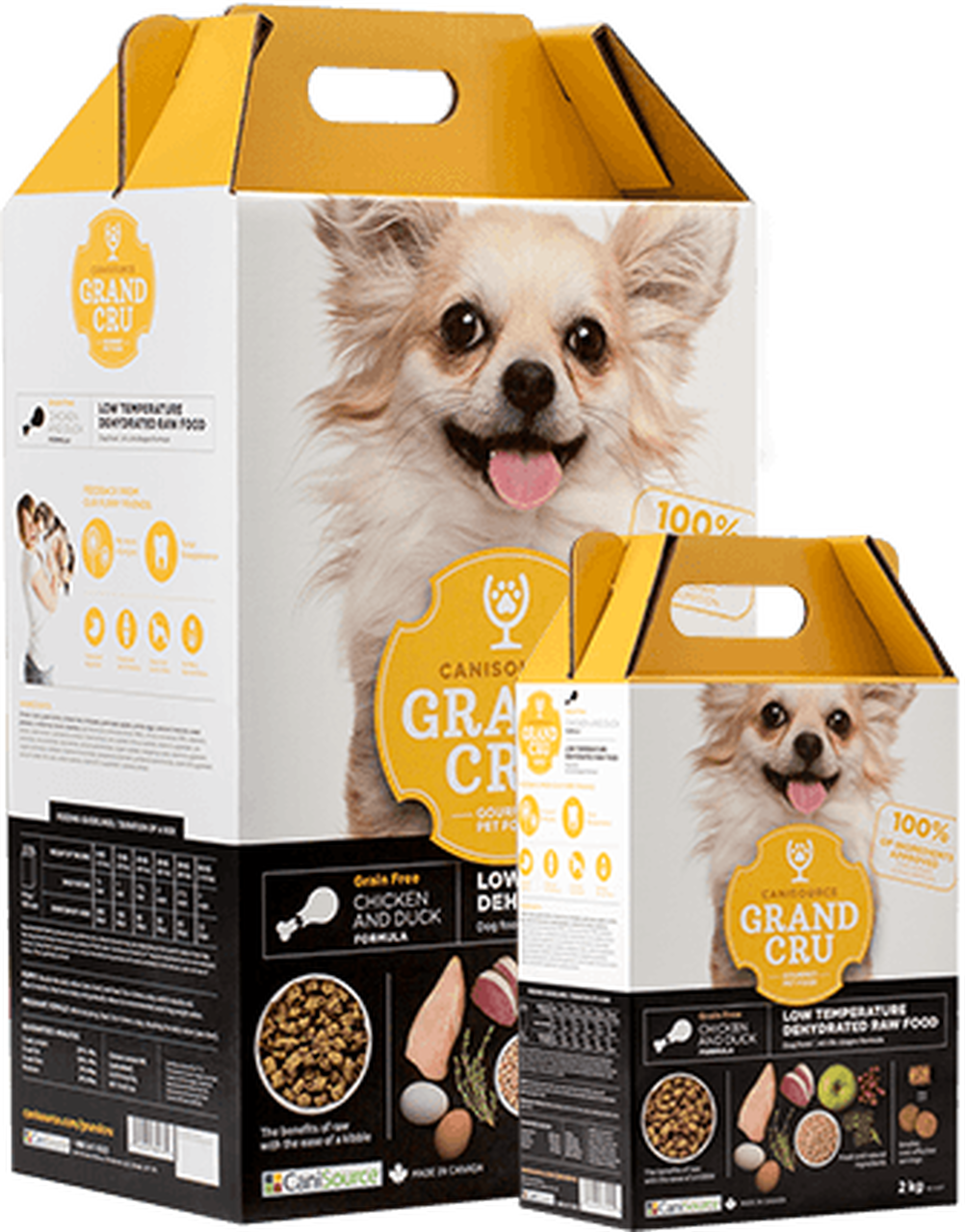 CaniSource Grand Cru Chicken & Duck Formula Dehydrated GF Dog Food