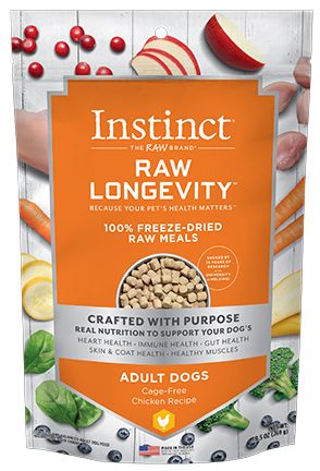 Instinct Longevity - Chicken Freeze Dried Raw Meals Adult Dog Food (9.5oz/269g)