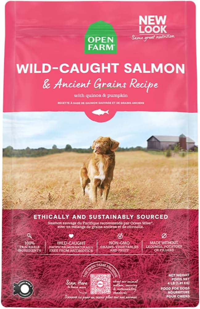 Open Farm Wild-Caught Salmon & Ancient Grains Dog Food