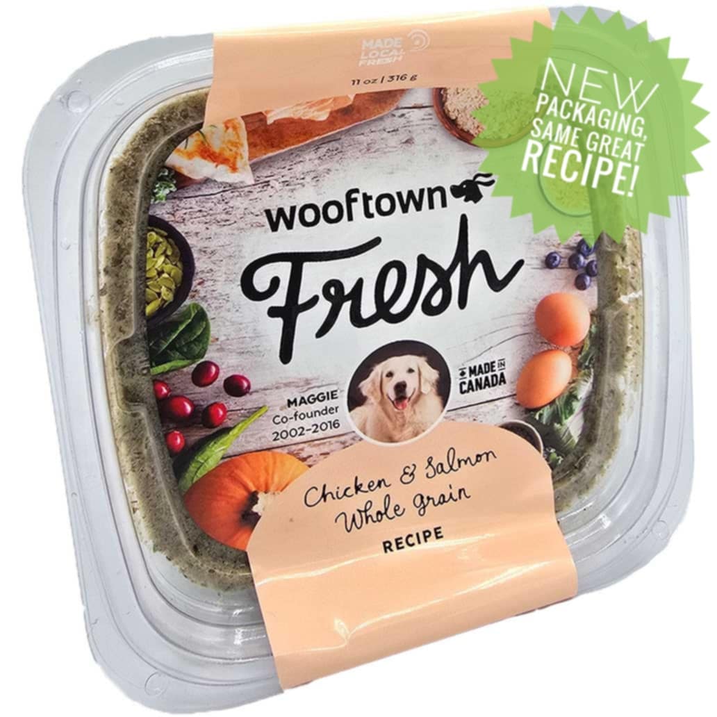 Wooftown HomeCooked Fresh Dog Food - Chicken & Salmon with Whole Grains