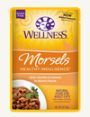 Wellness Healthy Indulgence Morsels Chicken &amp; Salmon GF Cat Food Pouch (3oz/85g)