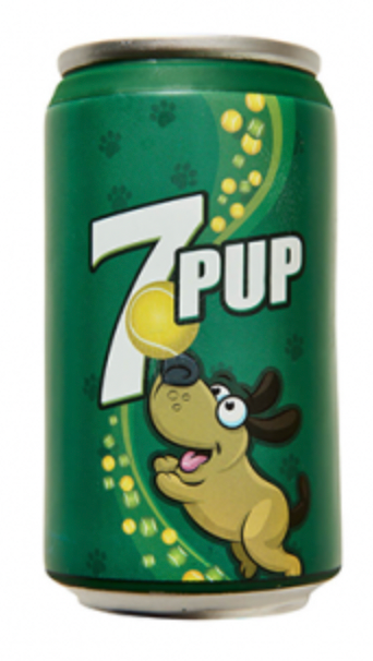 SPOT Fun Drink - 7 Pup Can Dog Toy