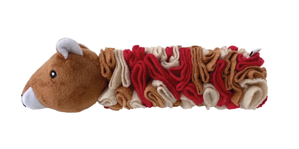 FouFouBrands FouFit Woodland Snuffles - Squirrel Dog Toy