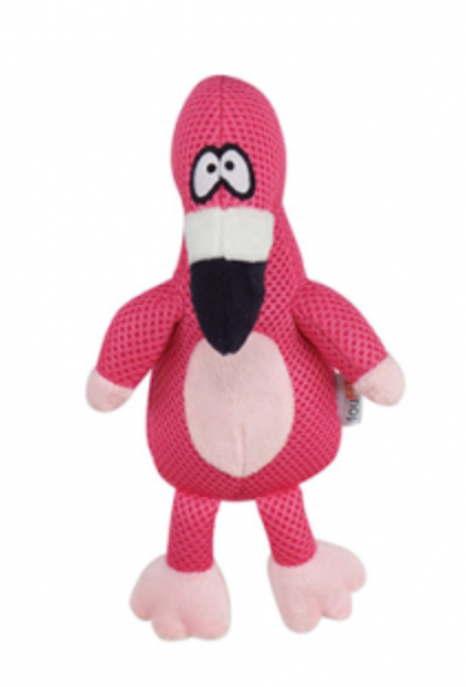 FouFouBrands FouFit Aqua Spiker - Flamingo Dog Toy