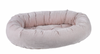 Bowsers Donut Dog Bed - Washed Microvelvet - Blush