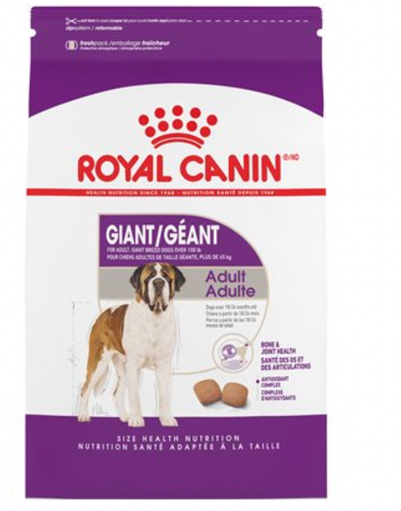 Royal Canin Giant Adult Dog Food (13.6kg/30lb)