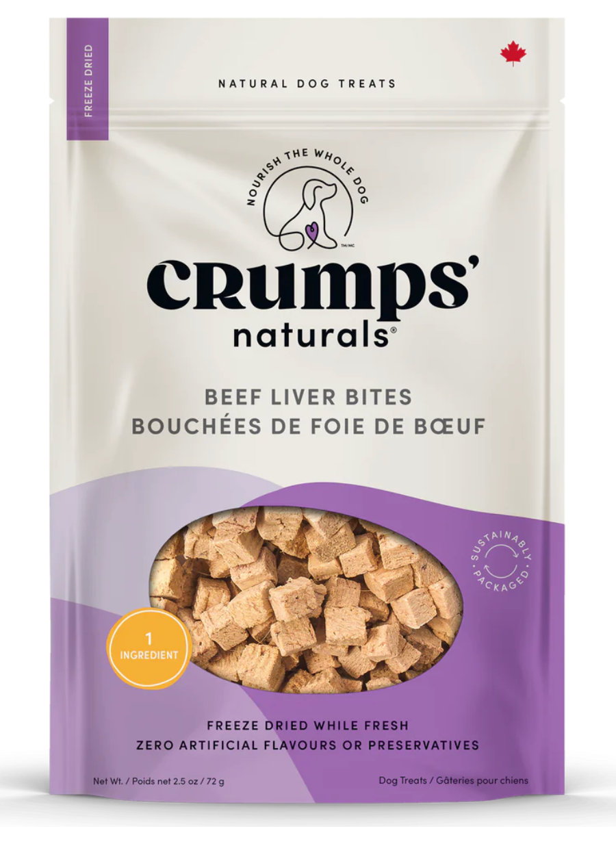 Crumps Naturals Beef Liver Bites Dog Treats