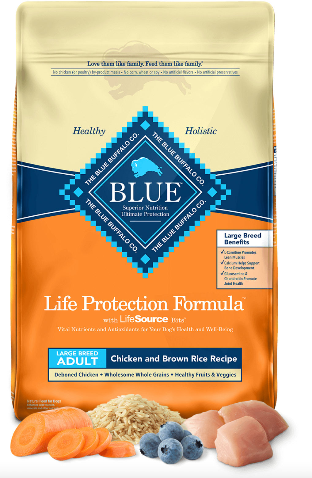 Blue Buffalo Life Protection Chicken Brown Rice Large Breed Dog