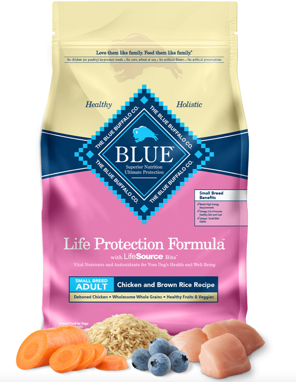 Blue Buffalo Life Protection Chicken & Brown Rice Small Breed Adult Dog Food