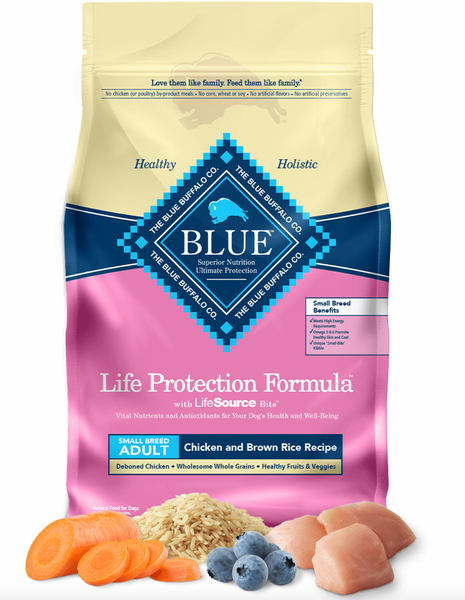 Blue Buffalo Life Protection Chicken Brown Rice Small Breed Adult Dog Food