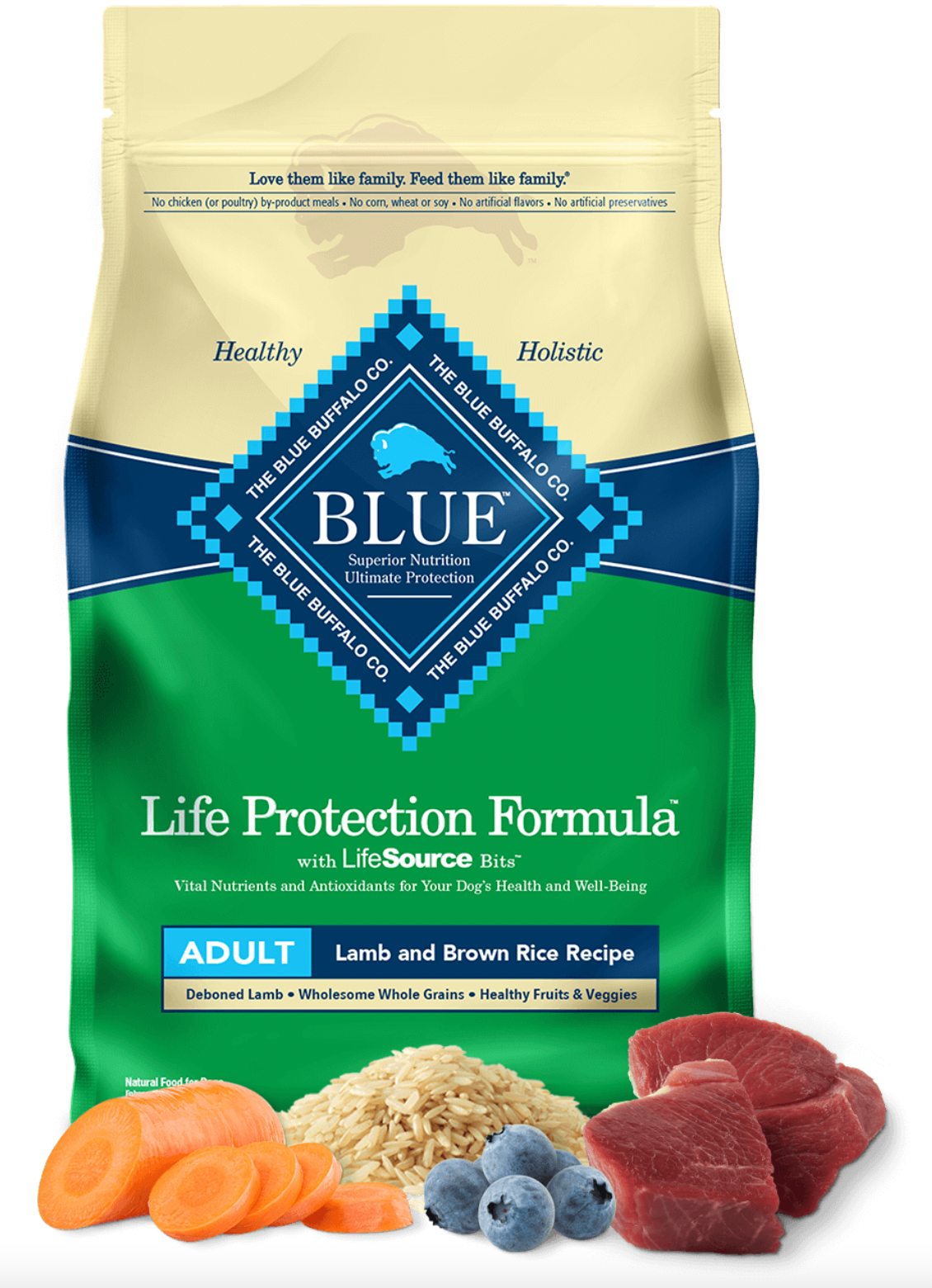 Blue buffalo dog food chicken best sale and rice
