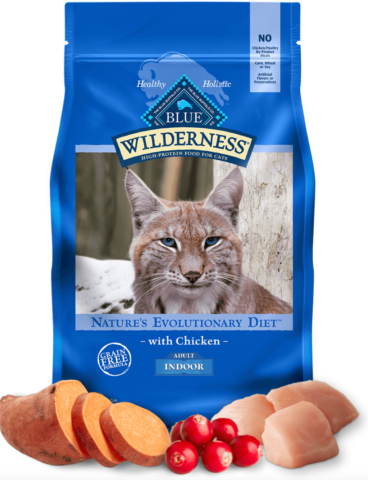 Blue Buffalo Wilderness Chicken Indoor Adult Cat Food