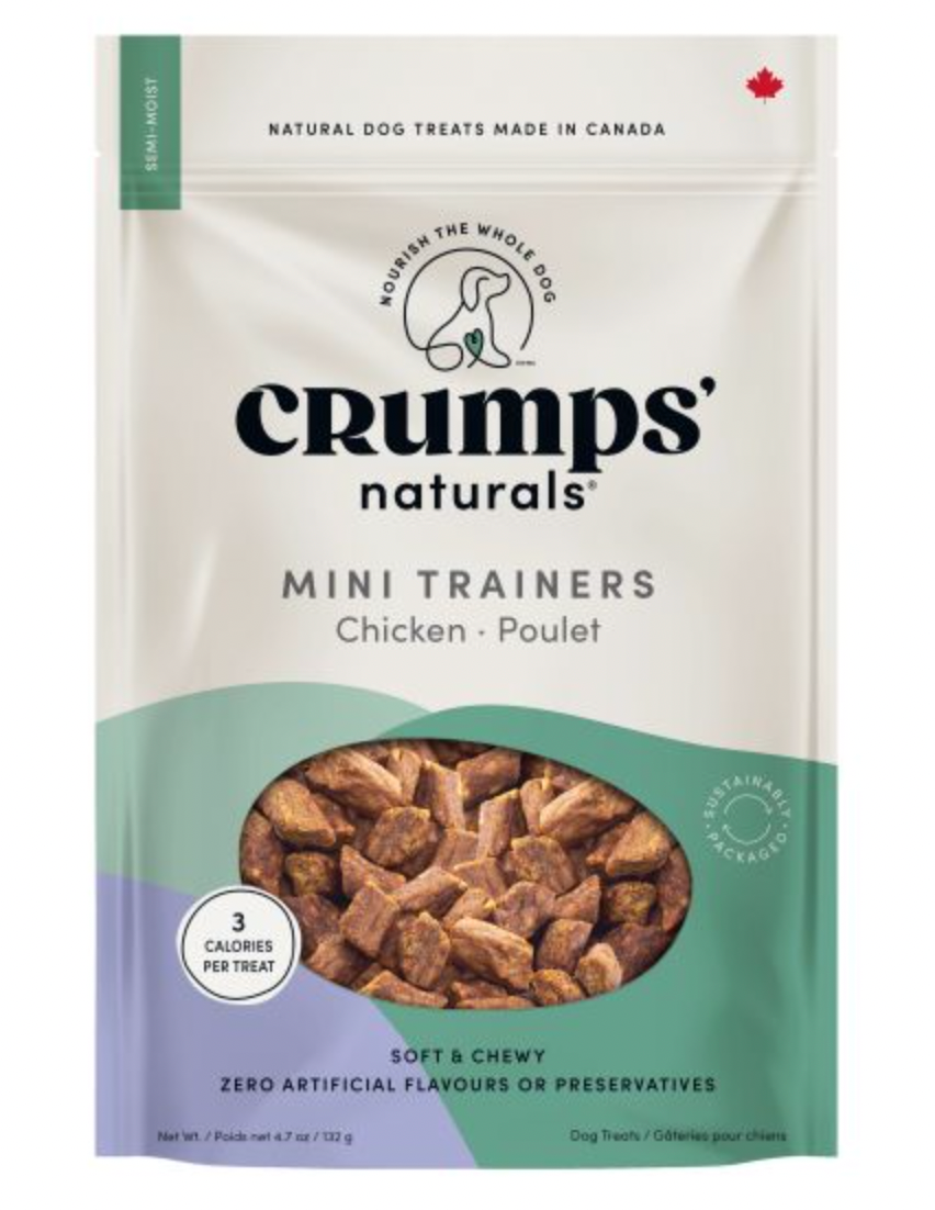 Crumps Naturals Mini Trainers SemiMoist - Chicken Dog Treats