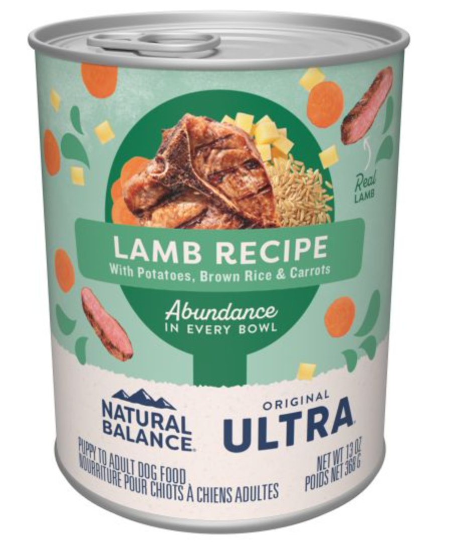 Natural Balance Lamb Canned Dog Food (13oz/369g)