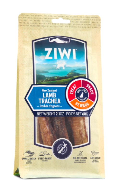 Ziwi New Zealand Lamb Trachea Dog Chews (2.1oz/60g)
