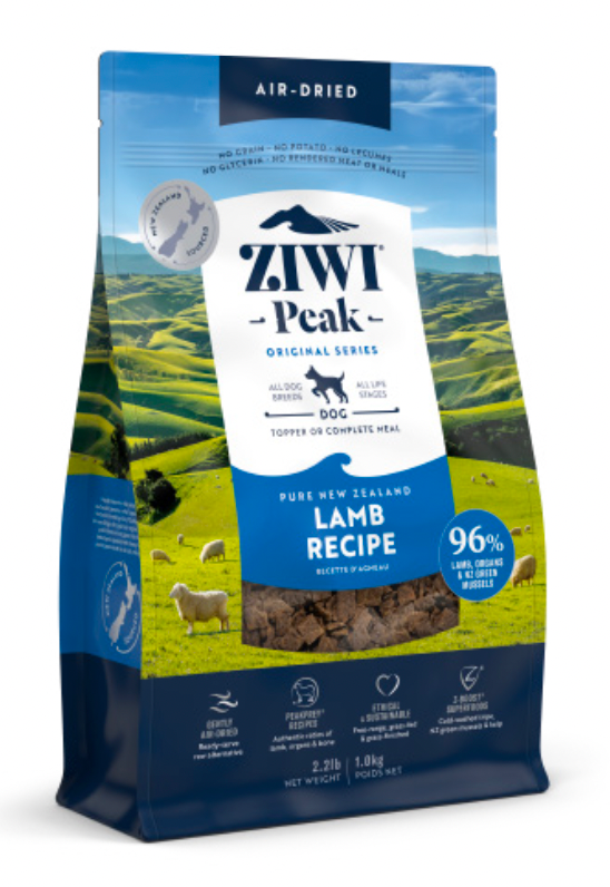 Ziwi Peak New Zealand Lamb Air-Dried GF Dog Food
