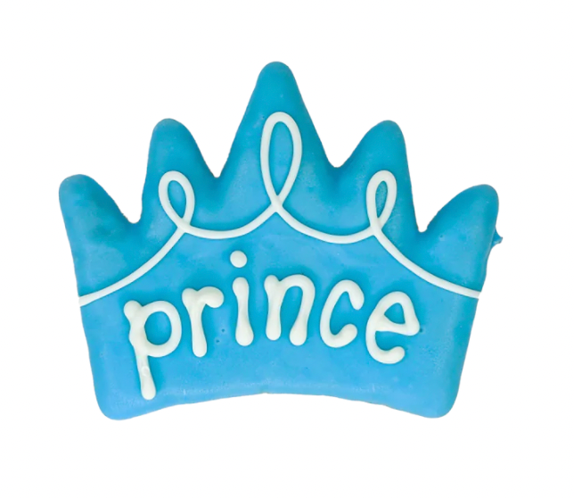 Bosco & Roxy's Prince Crown Cookie - Blue