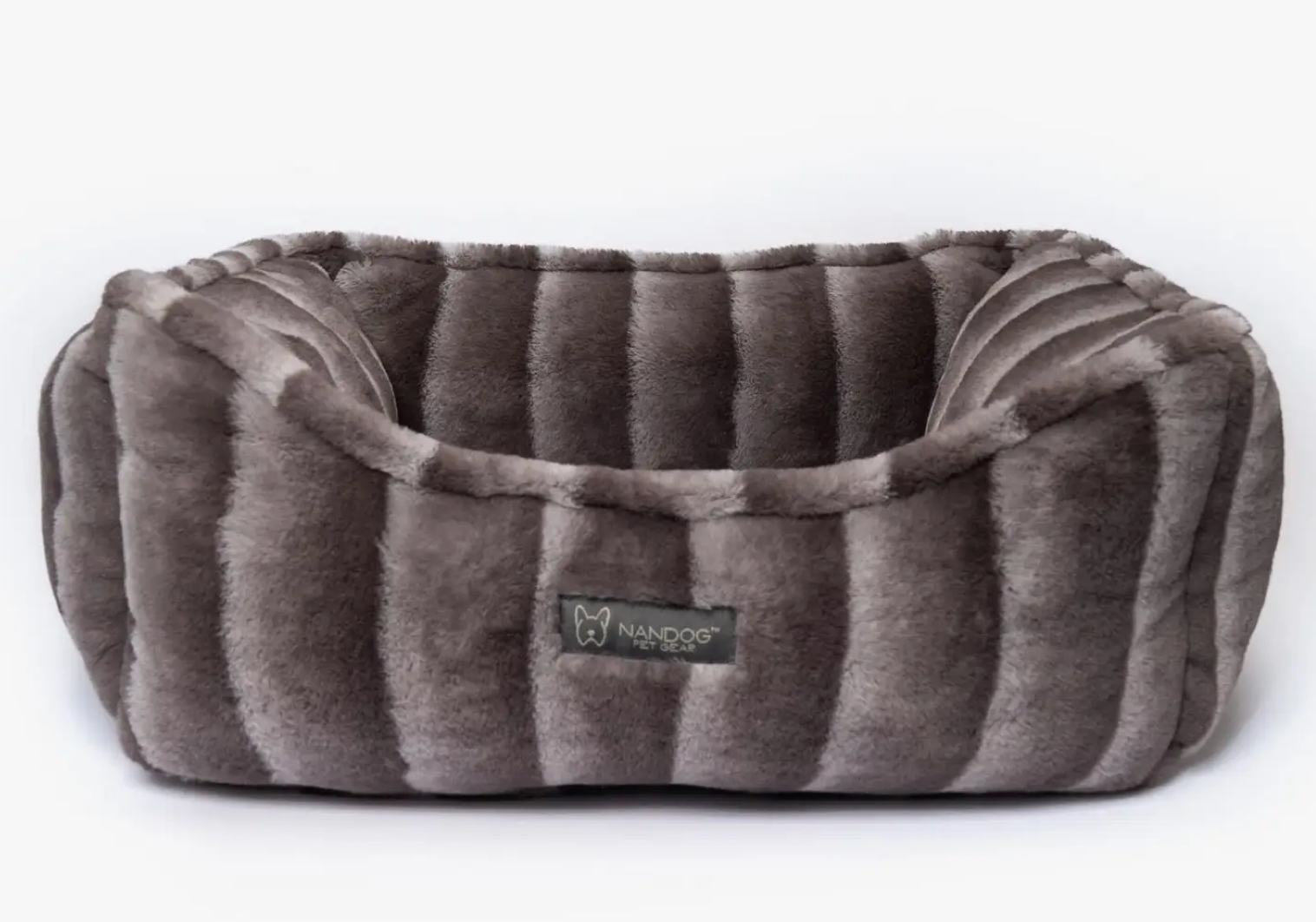 Nandog Cloud Reversible Dog Bed Chinchilla Wooftown