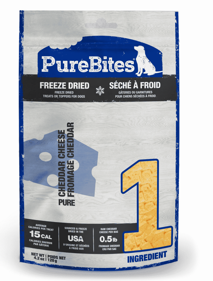 Purebites Freeze Dried Cheese Dog Treat (4.2oz/120g)