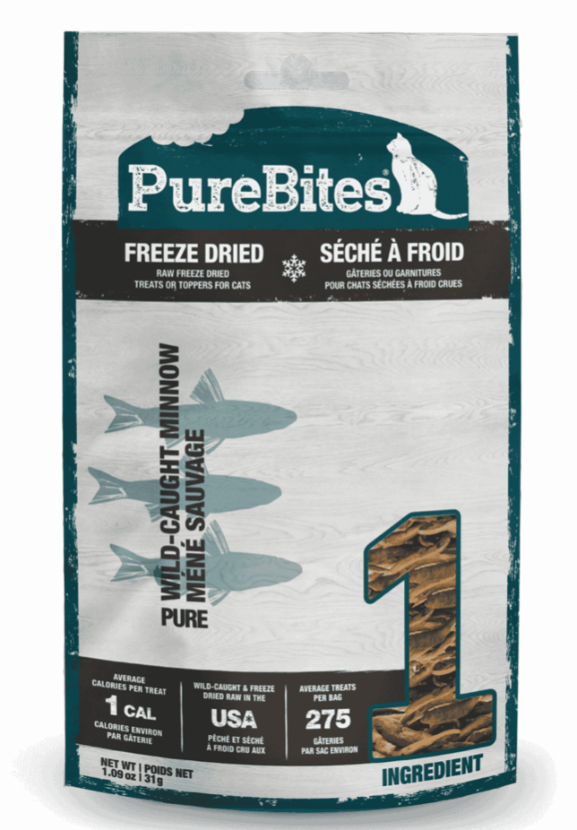 Purebites Freeze Dried Minnows Cat Treat (1.09oz/31g)