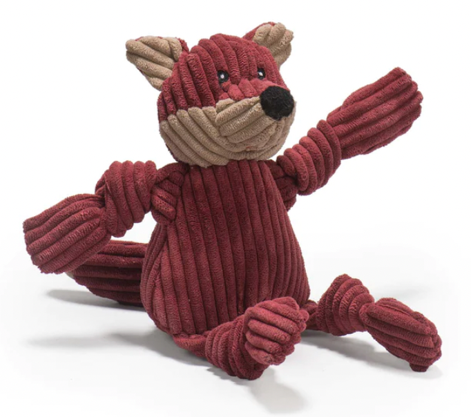 HuggleHounds - Knotties Tuffut - Sly Fox Dog Toy (S)