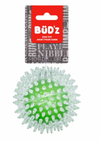 BUD&#39;Z Transparent Spiked Rubber Ball Dog Toy