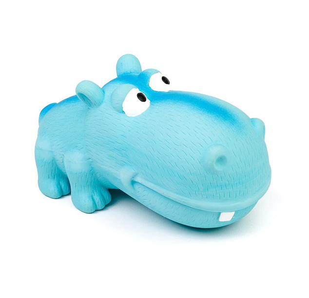 Bud'z Latex Big Snout Hippopotamus Dog Toy