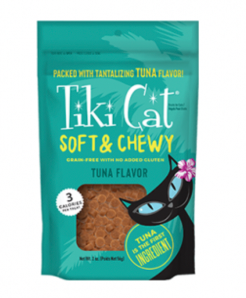 Tiki Cat Soft & Chewy GF Tuna Cat Treat (2oz/56g)